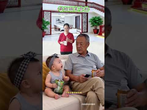 #特效製作萌娃合拍 #爺孫對話搞笑 #童言無忌語出驚人 #舌尖上的演技 #有趣的家庭場景 thumbnail