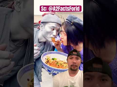 Patung silver juga suka makan Ramen??(! #comedy #shortfeed #memengakakkocak #funny thumbnail