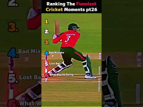 Ranking The FUNNIEST Cricket Moments | Pt. 26 thumbnail