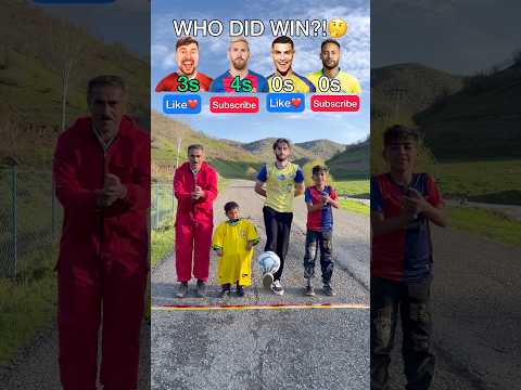 Who Did Win?! Football Trending Challenge! #football #challenge #ronaldo #shorts thumbnail