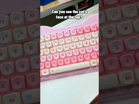 How Is This Keyboard SO CUTE?! 🥰 ASMR Pink Cat Yunzii C75 thumbnail