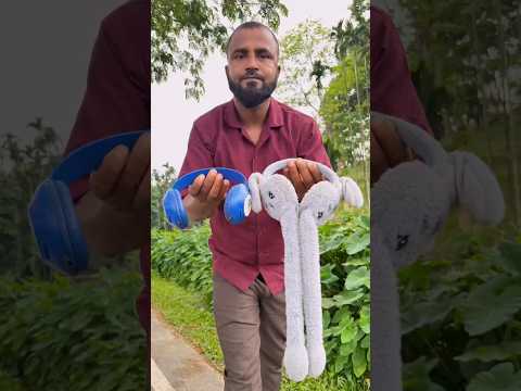 Na Na Na Cute Jumping Rabbit Earmuffs Vs Original Headphone Unboxing thumbnail