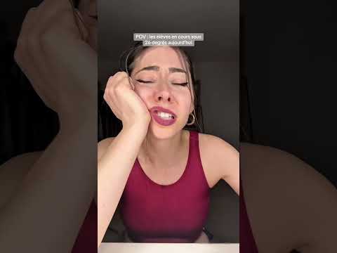POV : Les élèves en cours sous 26 degrés aujourd'hui #humour #pourtoi #foryou thumbnail