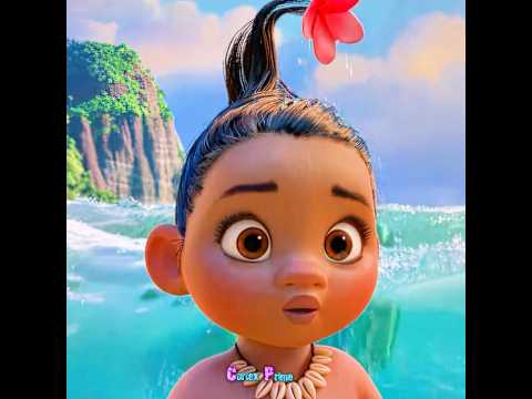"Moana meets the magical ocean.." | #Edit #shorts #moana thumbnail