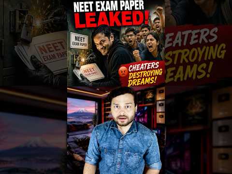 NEET UG Paper LEAK - 24 Lakh Student's Future at RISK - India Launches CBI Probe #shorts thumbnail
