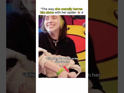 Imagine being trapped in a room with Billie’s spider ? #billieeilish thumbnail