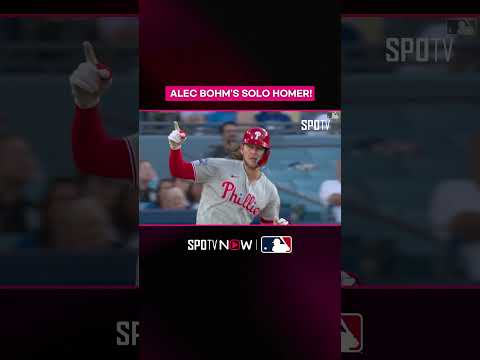#MLB ⚾ Alec Bohm launches a solo homer 💥 thumbnail
