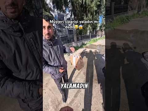 Müşteri siparişi yaladın mı diye sordu 😂😱 #shorts #viral #keşfet #motovlog #reels #fyp #tiktok thumbnail
