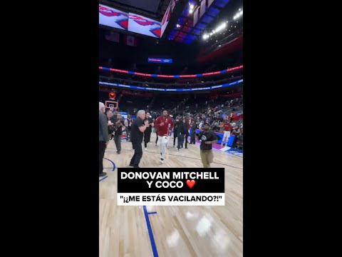 ¡Donovan Mitchell no pudo contener la alegría y fue directo a Coco Jones! ❤️? thumbnail