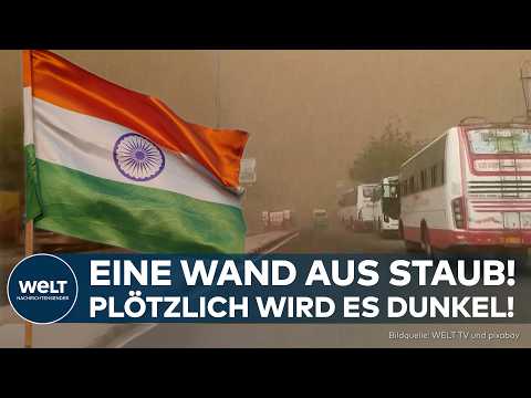 HEFTIGER SANDSTURM IN RAJASTHAN! Videos zeigen Ausmaß der Wetter-Katastrophe! thumbnail