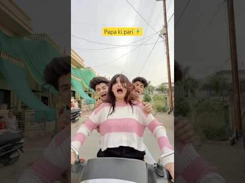 Papa ki pari 🧚 aa gai 😂 || Jaanvi Patel #shorts thumbnail