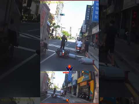 【車禍影片】載瓦斯桶的滿滿無奈（2026.05.31 新北市板橋區民族路 thumbnail