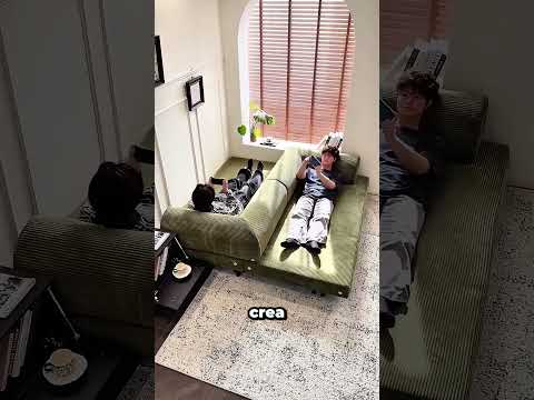 Descubre el sofá cama multifuncional #sofa #bed #homedecor thumbnail