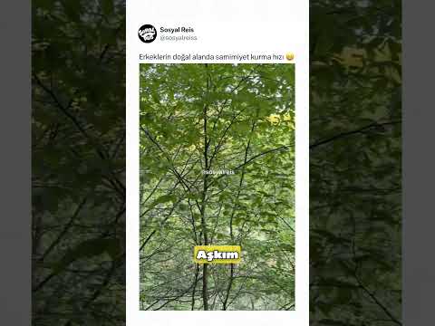 Erkeklerin doğal alanda samimiyet kurma hızı ? thumbnail