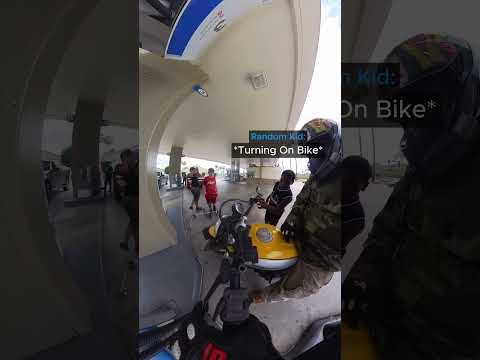 When a Kid asked a Biker if He could “Rem” His Bike😂… thumbnail