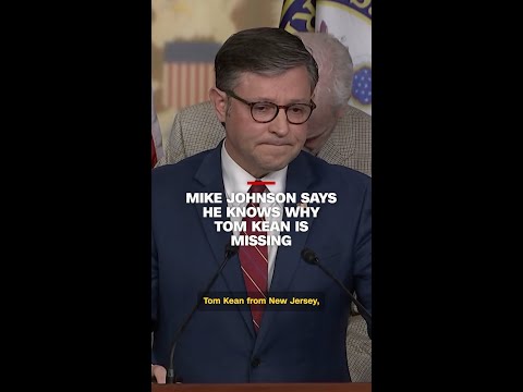 Mike Johnson says he knows why Tom Kean is missing thumbnail