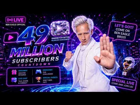 BEN EAGLE COUNTDOWN 49M SUBSCRIBERS thumbnail