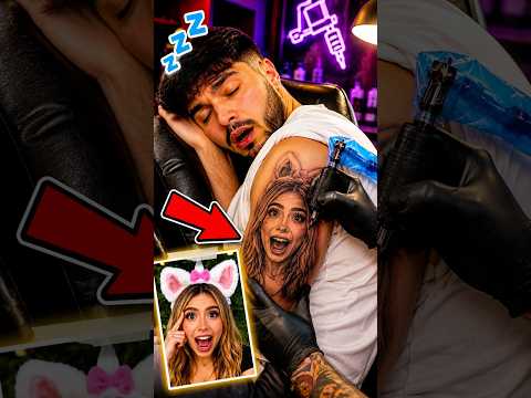 ME TATUÓ MIENTRAS DORMÍA 😱🤯 thumbnail