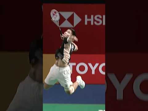 Literally, played it by hand #shorts #badminton #BWF thumbnail