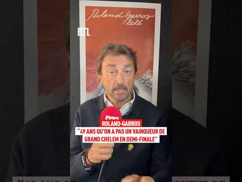 Roland-Garros : "49 ans qu'on a pas un vainqueur de Grand Chelem en demi-finale" thumbnail