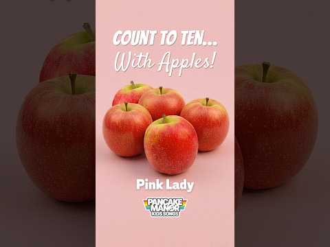 Count to Ten with APPLES! 🍎 🍏 #kidsvideo #kidssong #counting #preschool #preschoollearning thumbnail