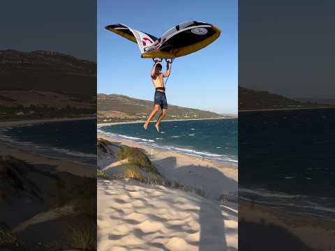 Kid flying like crazy with a wing! 😱🤯 thumbnail
