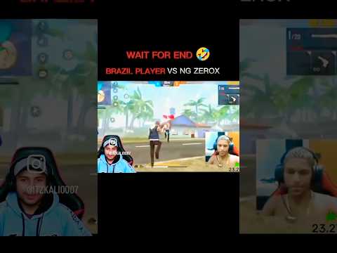 BRAZIL PLAYER ?? VS NG ZEROX ?? #ngzeroxff #freefire #downchannel #ajjubhai #views #freefire thumbnail