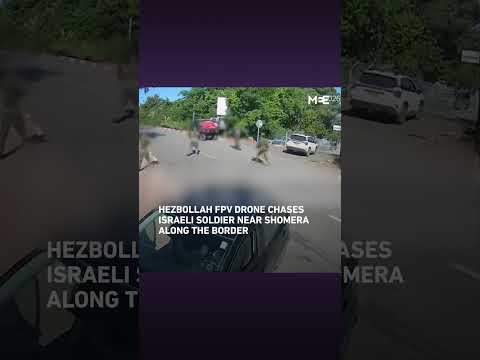 Hezbollah drone chases Israeli soldier thumbnail