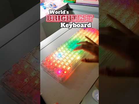 World's BRIGHTEST Keyboard ✨️💡 (Yunzii X98) thumbnail