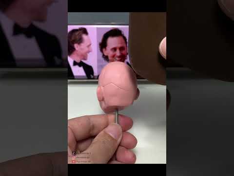Part 1 ：Crafting Loki’s Face Step by Step | Clay Sculpture Process thumbnail