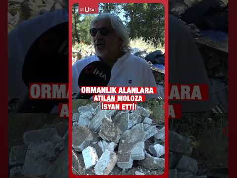 Muğla’da doğa katliamına isyan! Moloz yığınları adeta ormanı yutmuş! #shorts thumbnail