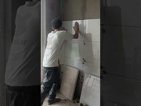 Tile installation P8799#shorts thumbnail