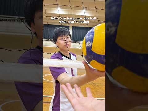 Bro, just hand me the ball normally…😭#volleyball thumbnail