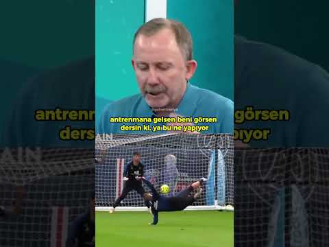 Sergen Yalçın antrenman futbolcusunu anlatıyor thumbnail