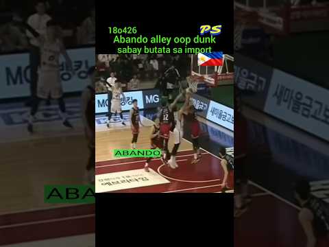 Rhenz Abando dunk sabay block. thumbnail