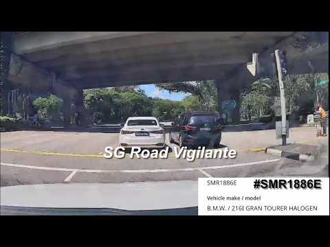 10may2026 #SMR1886E bmw 216  wide u-turn nearly hit lexus ended up hitting the vehicle behind thumbnail