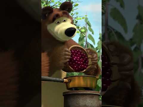 Too Long in the Kitchen! 🍒🫙 #JamDay #MashaAndTheBear #Shorts #cartoonforkids #kids #mashaandthebear thumbnail