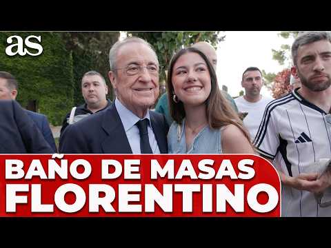 BAÑO DE MASAS DE FLORENTINO PÉREZ EN TOLEDO CON LOS PEÑISTAS DEL REAL MADRID thumbnail