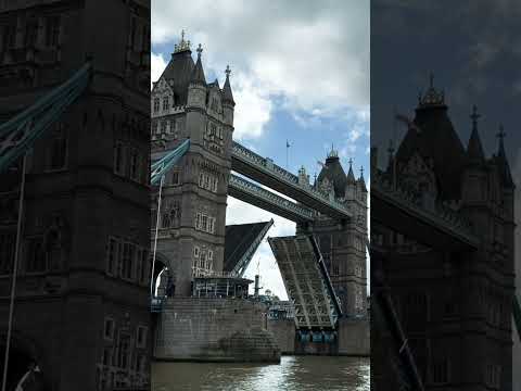 I’ve never seen #TowerBridge Open this far up. #London #England thumbnail