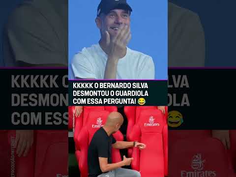 O GUARDIOLA FICOU COM TANTA VERGONHA QUE NÃO CONSEGUIU NEM RESPONDER! 🤣🗣️ KKKKK #shorts thumbnail