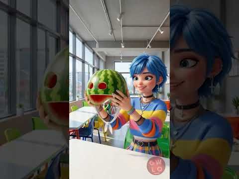 تحويل بطيخة إلى خوذة مذهلة! 🍉🤩 thumbnail