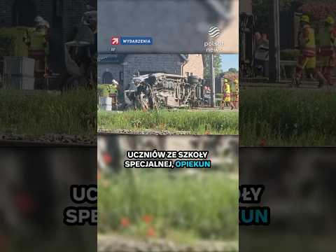 Katastrofa kolejowa w Belgii. Pociąg uderzył w szkolny bus thumbnail