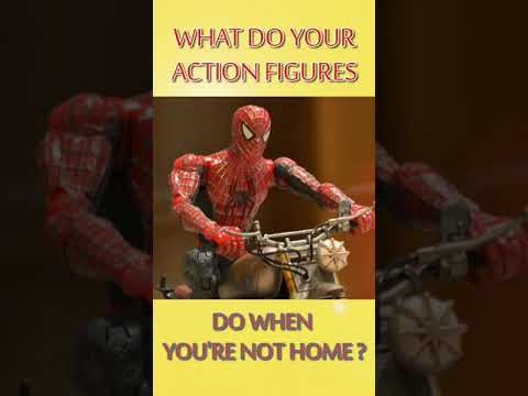SPIDERMAN IRONMAN Stop Motion Action #Shorts thumbnail