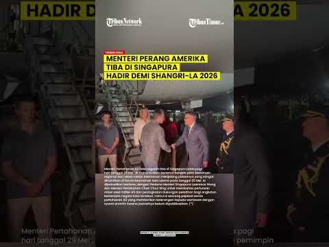 PAKAI BAJU BIASA, PETE HEGSETH TIBA DI SINGAPURA DEMI FORUM DIALOG KEAMANAN ASIA 2026 thumbnail