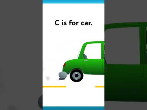C is for car 🚗. #funlearningactivities #phonics #supersimpleabcs thumbnail