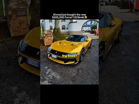 AHMED BOUGHT THE NEW $500,000 FERRARI 12CILINDRI😱💸 thumbnail