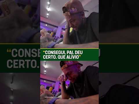 "CONSEGUI, PAI!" O NEYMAR NÃO SEGUROU A EMOÇÃO FALANDO COM O PAI DEPOIS DA CONVOCAÇÃO! #shorts thumbnail