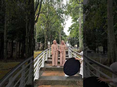 Shooting MV " Rindu Rinduan Jadi Kenangan" Ain Syakirah & Farah Insyirah #coversong  #shorts #viral thumbnail