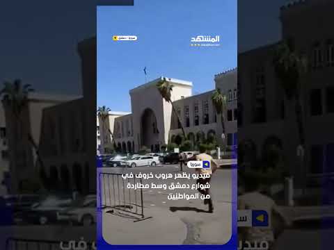 فيديو يظهر هروب خروف في شوارع دمشق وسط مطاردة من المواطنين #اخبار_المشهد thumbnail