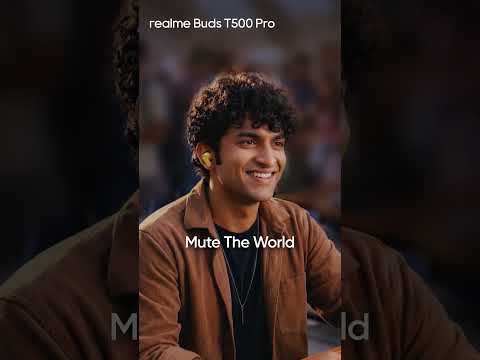 50dB ANC: Tune out the World | 50dB Active Noise Cancellation | #realmeBudsT500Pro thumbnail